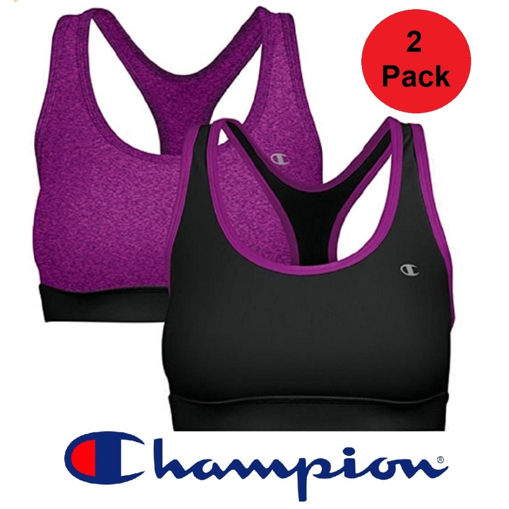 Champion Sports Bra 2-PACK Racerback Smooth Seams